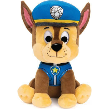 Pat patrol - pluche 25 cm chase paw patrol gund - 6058444 - zacht en wasbaar pluche vanaf 12 maanden