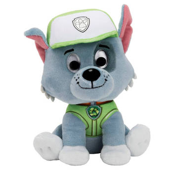 Nickelodeon knuffel Paw Patrol Rocky 15 cm pluche groen/grijs