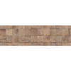 Decoratie plakfolie houtnerf look bruine blokken 45 cm x 2 meter zelfklevend - Meubelfolie