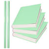 2x Rollen kadopapier / schoolboeken kaftpapier pastel groen 200 x 70 cm - Kaftpapier