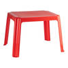 Kunststof kindertafel rood 55 x 66 x 43 cm - Bijzettafels