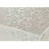 Tafelzeil/tafelkleed Damast licht beige barok krullen print 140 x 300 cm - Tafelzeilen