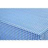 Tafelzeil/tafelkleed boeren ruit blauw/wit 140 x 180 cm - Tafelzeilen
