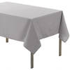 Tafelkleed Grijs - polyester - 140 x 200 cm - eettafel tafelkleden - Tafellakens