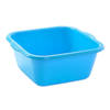 Plasticforte teiltje/afwasbak - plastic - 25L - 41x39x16cm - Blauw - Afwasbak