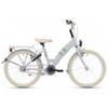 Bike Fun Meisjesfiets Lots of Love 20 Inch 30 cm Meisjes Terugtraprem Grijs