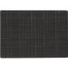 Stevige luxe Tafel placemats Liso zwart 30 x 43 cm - Placemats