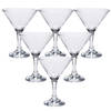 Pasabahce Cocktail/martini glazen - Set van 6x stuks - transparant - 190 ml - Cocktailglazen