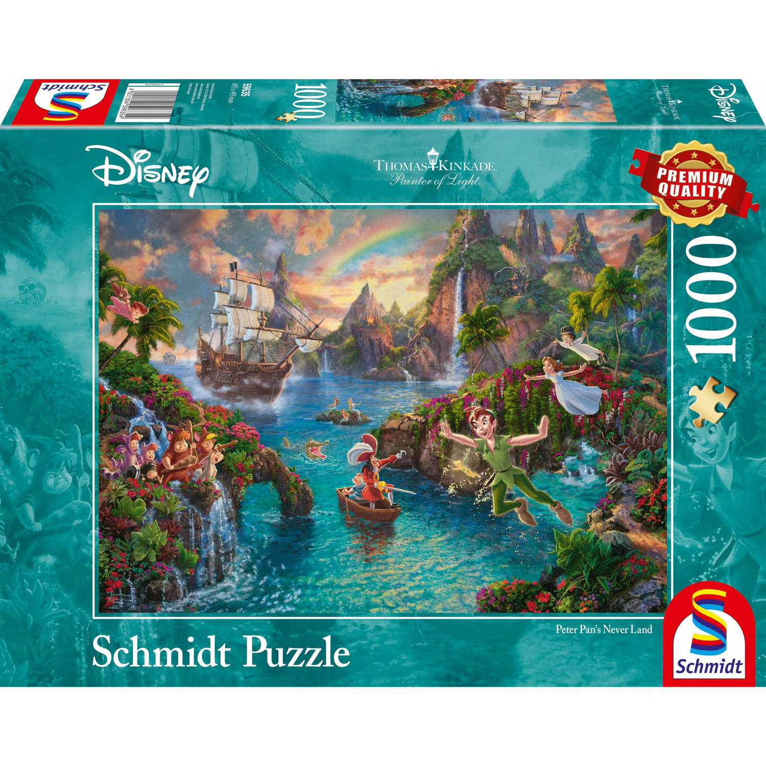 Schmidt Disney Peter Pan, 1000 stukjes Puzzel