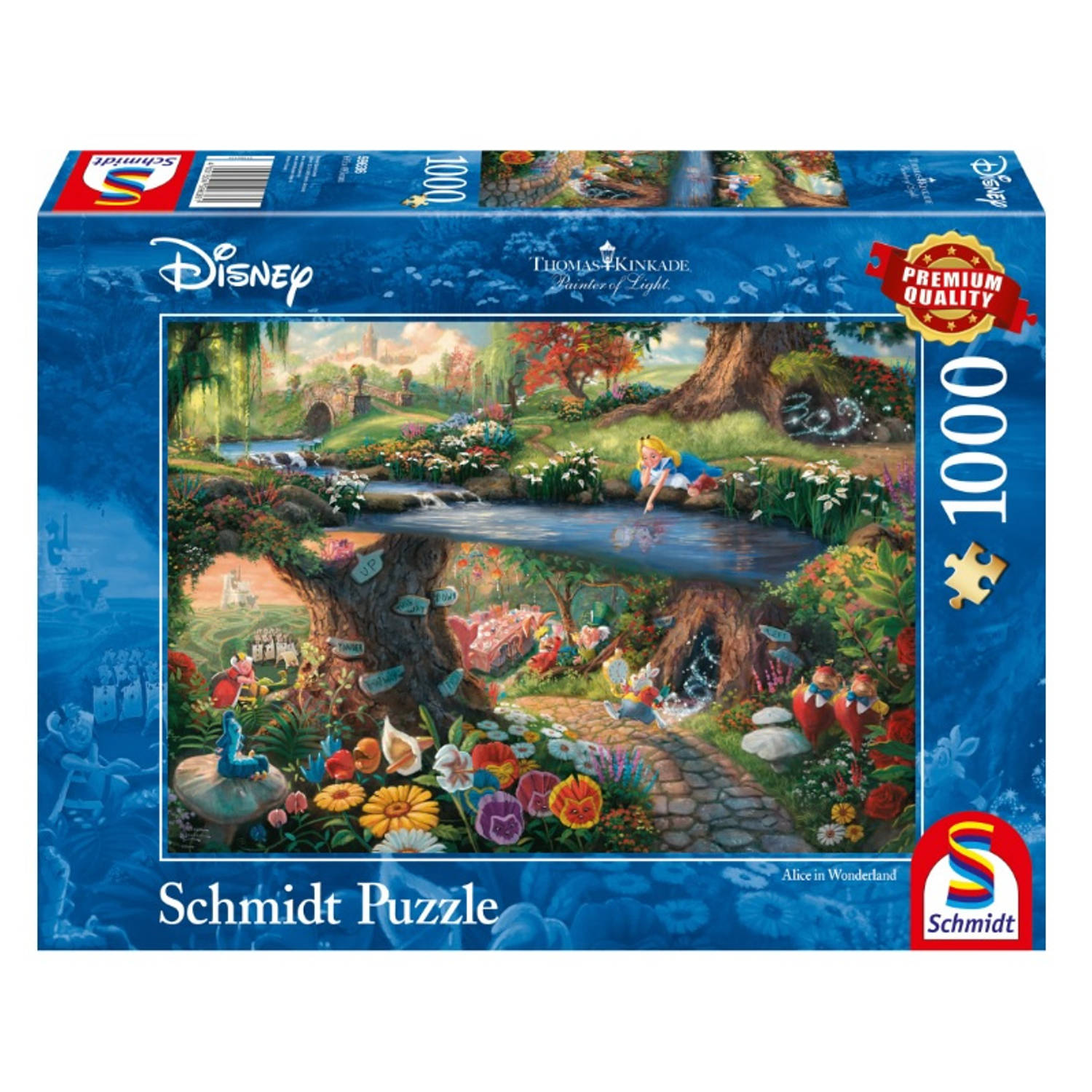 Schmidt Disney Alice in Wonderland, 1000 stukjes Puzzel