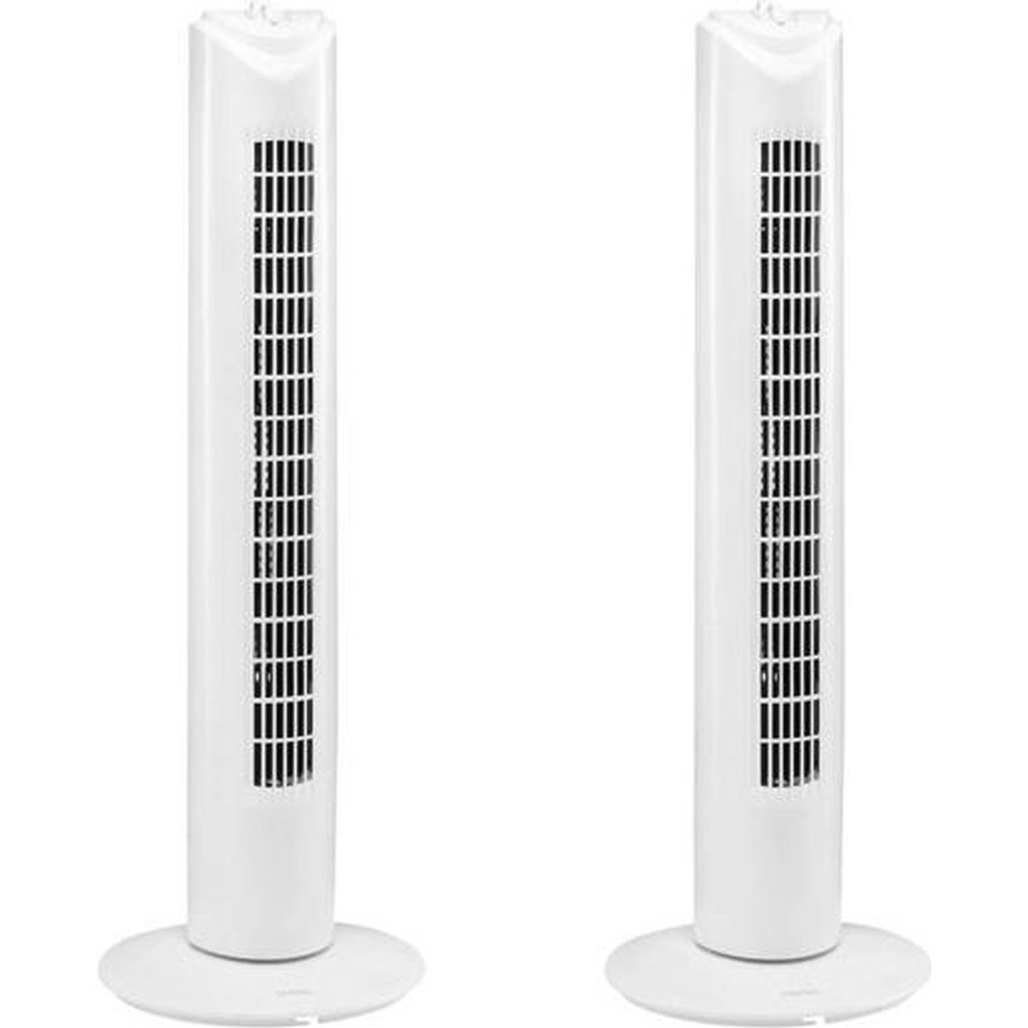 2 Stuks Ventilator - torenventilator - torenventilator ventilator zuil wit - torenventilator kopen