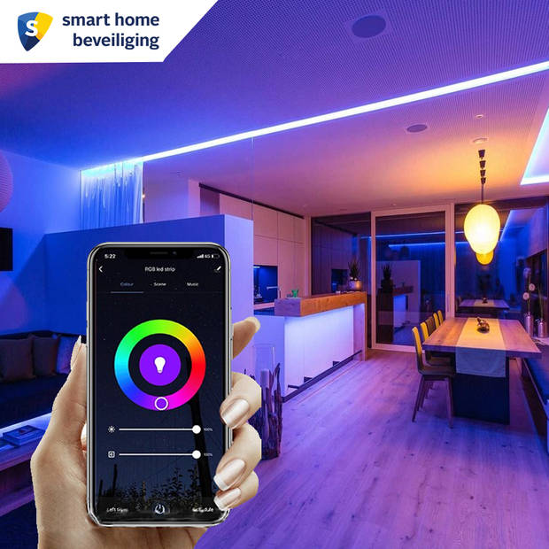 Smart LED – Slimme led lamp E27 (Kleur, Wit, Google home en IFTTT) - Smart Home Beveiliging