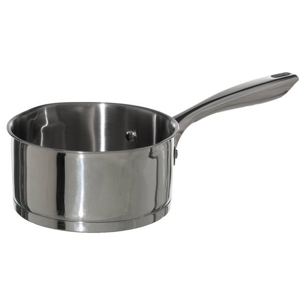 PFAS Vrij RVS Dubbelwandige Steelpan 20 cm doorsnede - 2,5 liter - Zilver