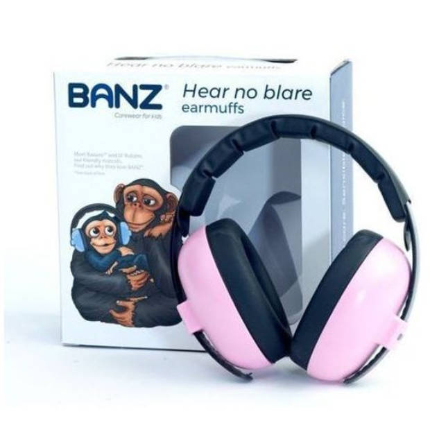 BANZ Bubzee baby gehoorbeschermer Petal pink
