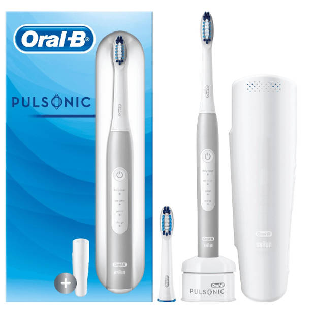 Oral-B Pulsonic Slim Luxe 4200 - Travel Edition Platinum - Elektrische Tandenborstel