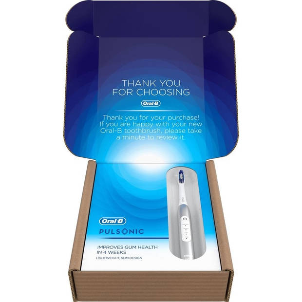 Oral-B Pulsonic Slim Luxe 4200 - Travel Edition Platinum - Elektrische Tandenborstel