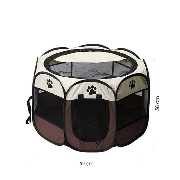 Honden bench - Opvouwbaar - 91 cm - Geschikt voor middelgrote honden