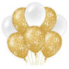 Paper Dreams ballonnen 30 jaar dames latex goud/wit