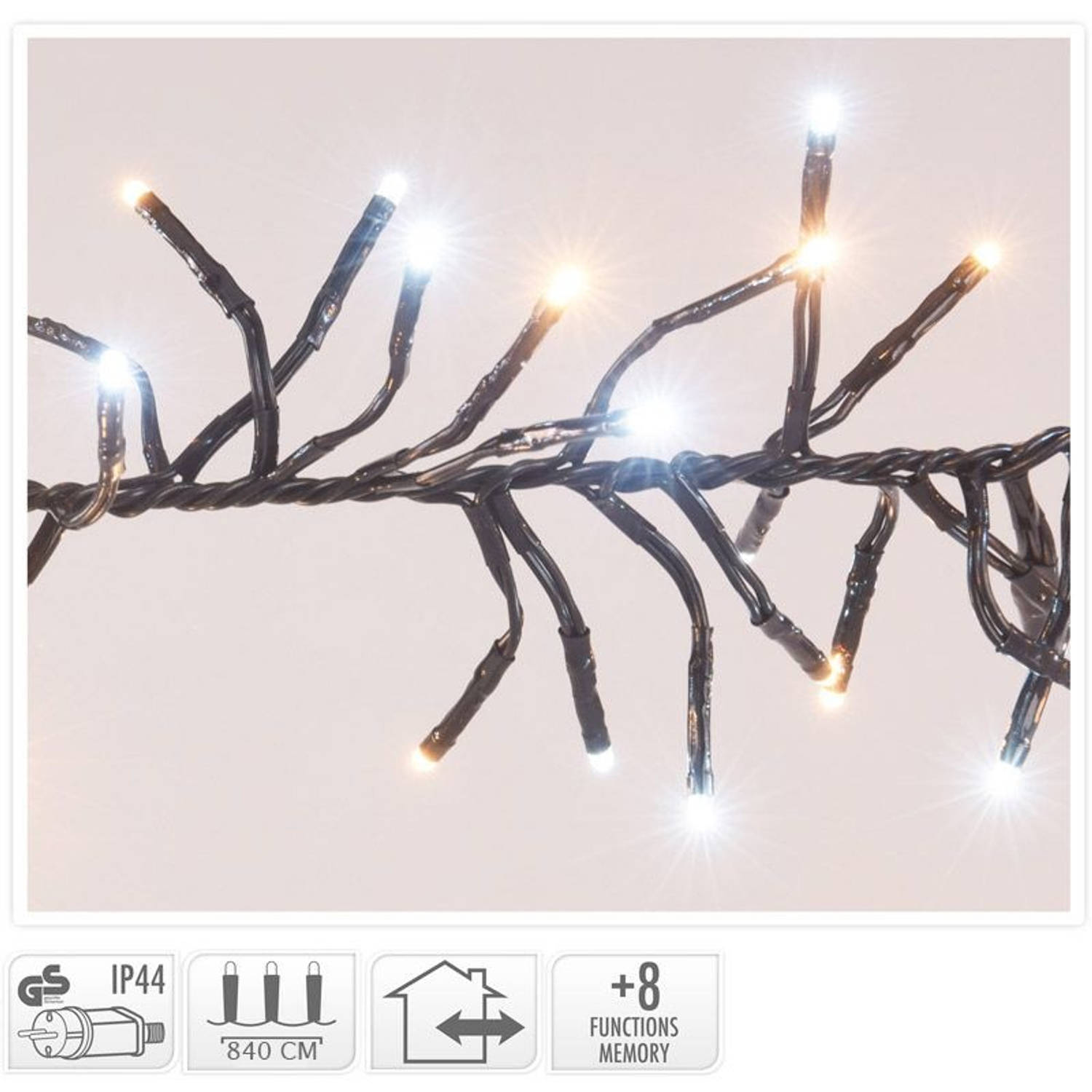 DecorativeLighting Clusterverlichting - 1152 LED - 2-kleuren: wit + warm wit