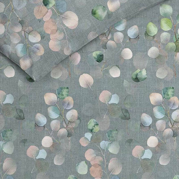Heckett & Lane Siv flanel dekbedovertrek - Lits-jumeaux (240x200/220 cm + 2 slopen) - Flanel - Mint Green