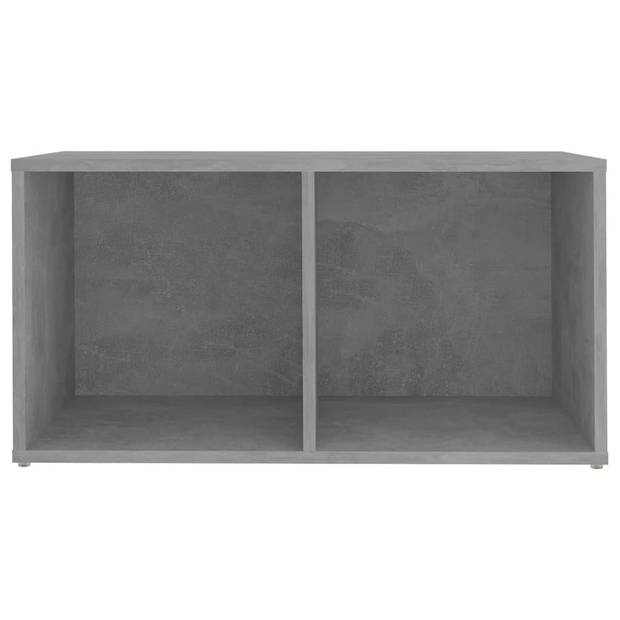vidaXL Tv-meubelen 2 st 72x35x36,5 cm bewerkt hout betongrijs