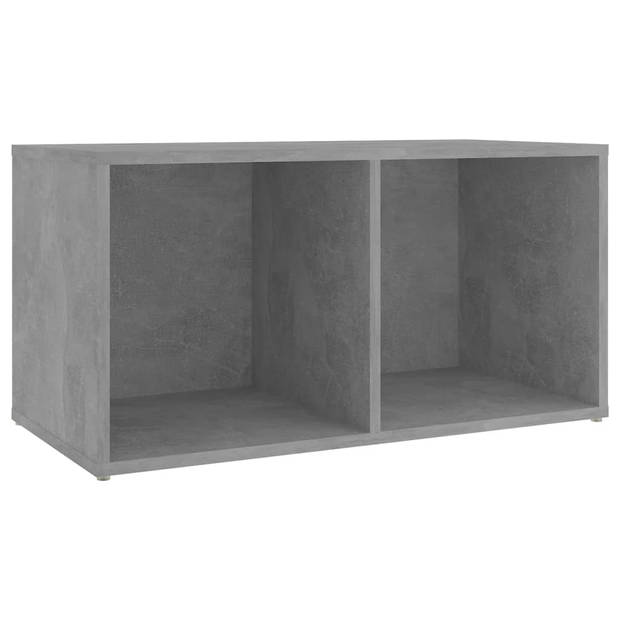 vidaXL Tv-meubelen 2 st 72x35x36,5 cm bewerkt hout betongrijs