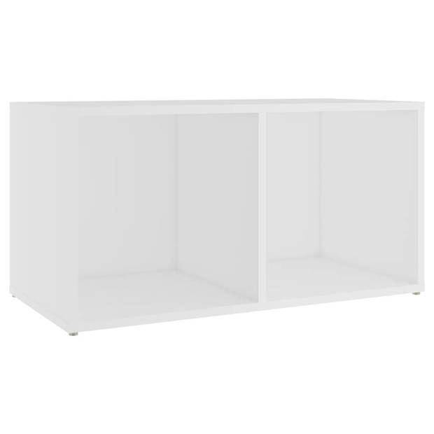 vidaXL Tv-meubel 72x35x36,5 cm bewerkt hout wit