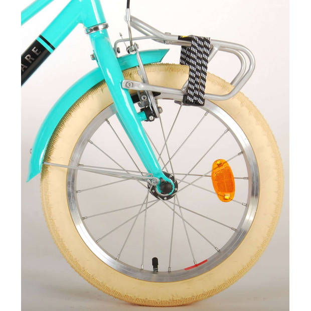 Volare Meisjesfiets Melody 16 Inch 25,4 cm Meisjes Terugtraprem Turquoise