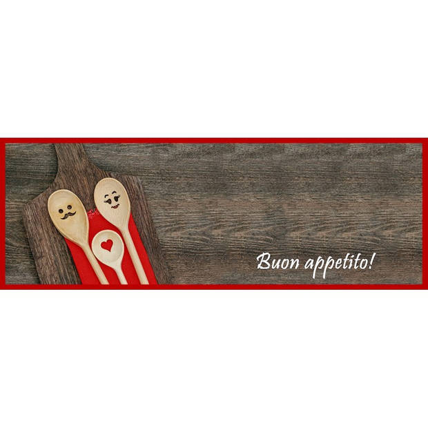 MD Entree - Keukenloper - Cook&Wash - Wooden Spoons - 50 x 150 cm