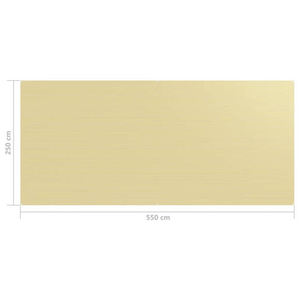 vidaXL Tenttapijt 250x550 cm beige