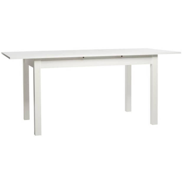 COBURG Uitschuifbare eettafel van 6 tot 10 personen klassiek wit - L 137-177 xl 80 cm