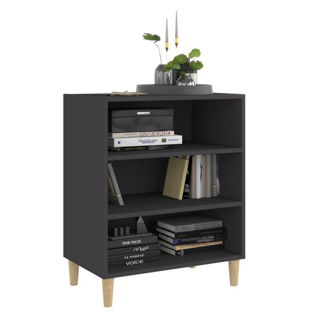 The Living Store Dressoir - 57 x 35 x 70 cm - Grijs