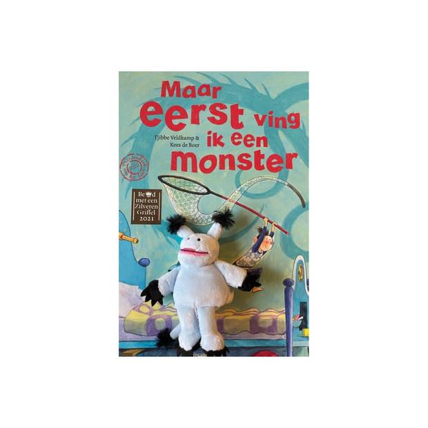 Maar eerst ving ik een monster met vingerpopje