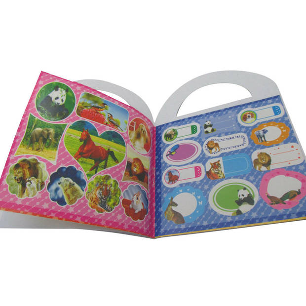 Decopatent® Uitdeelcadeaus 12 STUKS MIX Kleurboekjes met Stickers -