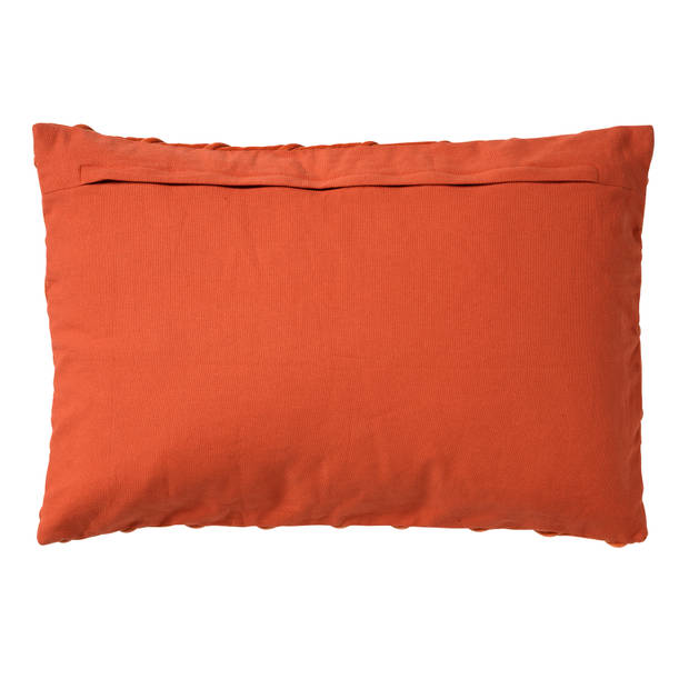 Dutch Decor - PACO - Kussenhoes velvet 40x60 cm Potters Clay - oranje