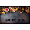 MD Entree - Barbecue Mat - Grillin Chillin - 67 x 120 cm