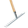 Talen Tools – Tuinhark – 14 tanden – Verzinkt – 35 cm – Essenhouten steel – 160 cm