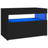vidaXL Tv-meubel met LED-verlichting 60x35x40 cm zwart