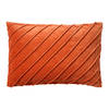 Dutch Decor - PACO - Kussenhoes velvet 40x60 cm Potters Clay - oranje