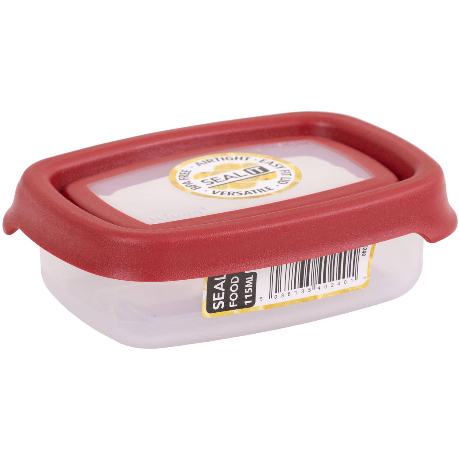 Wham - Opbergbox Seal It 115 ml - Polypropyleen - Rood