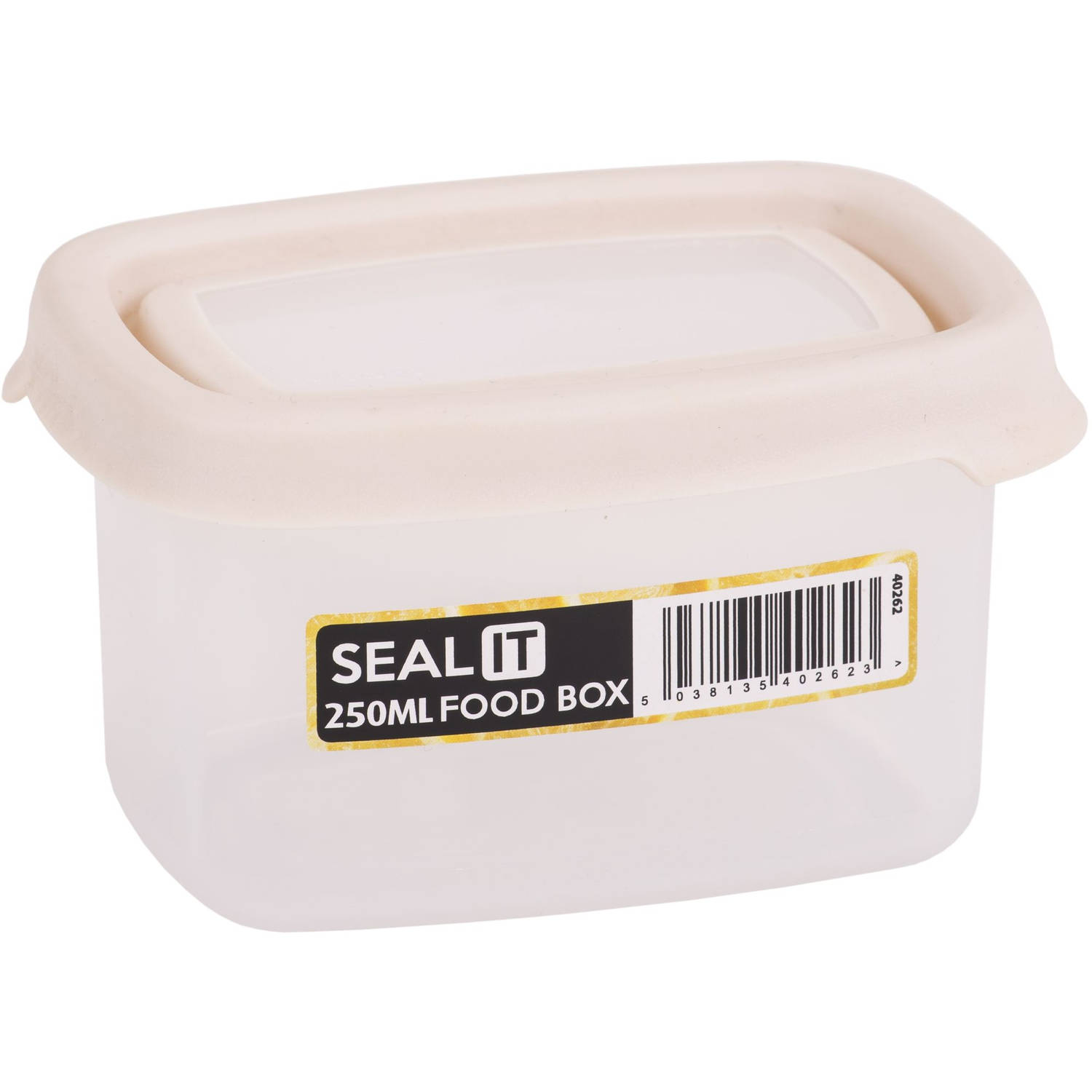 Wham - Opbergbox Seal It 250 ml - Polypropyleen - Crème