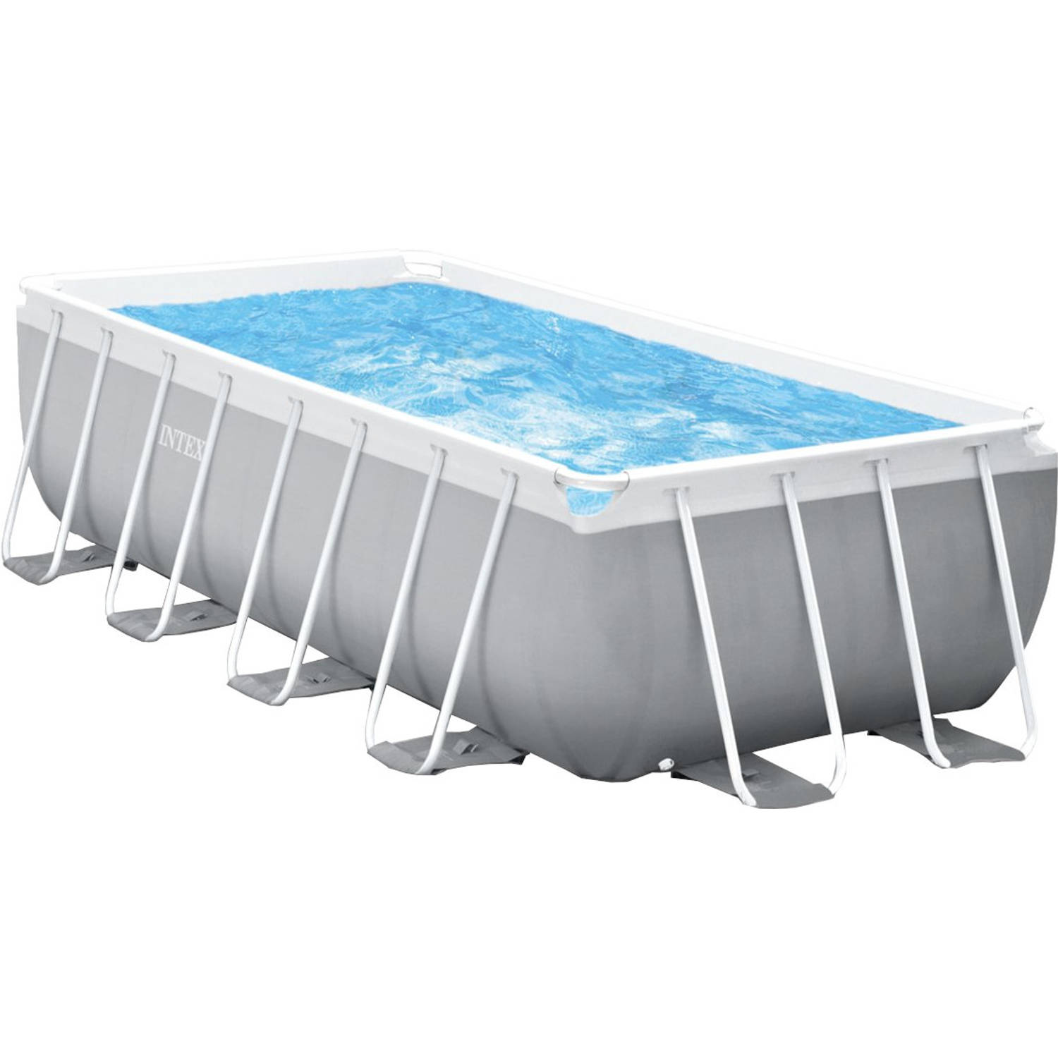 Prism frame rechthoekig zwembad met pomp Intex 400 x 200 x 122 cm online kopen