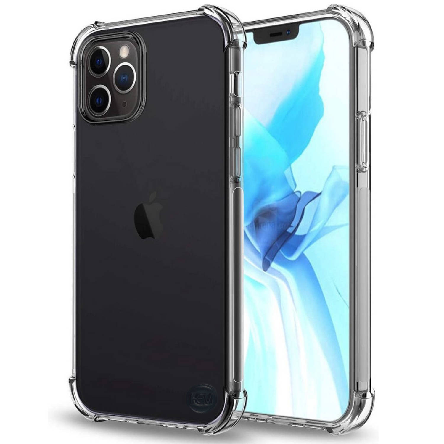 Apple Iphone 12 Hoesje Shockproof Transparant Hoesje Iphone 12 Hoesje Met Verdikte Randen Voor De Ip