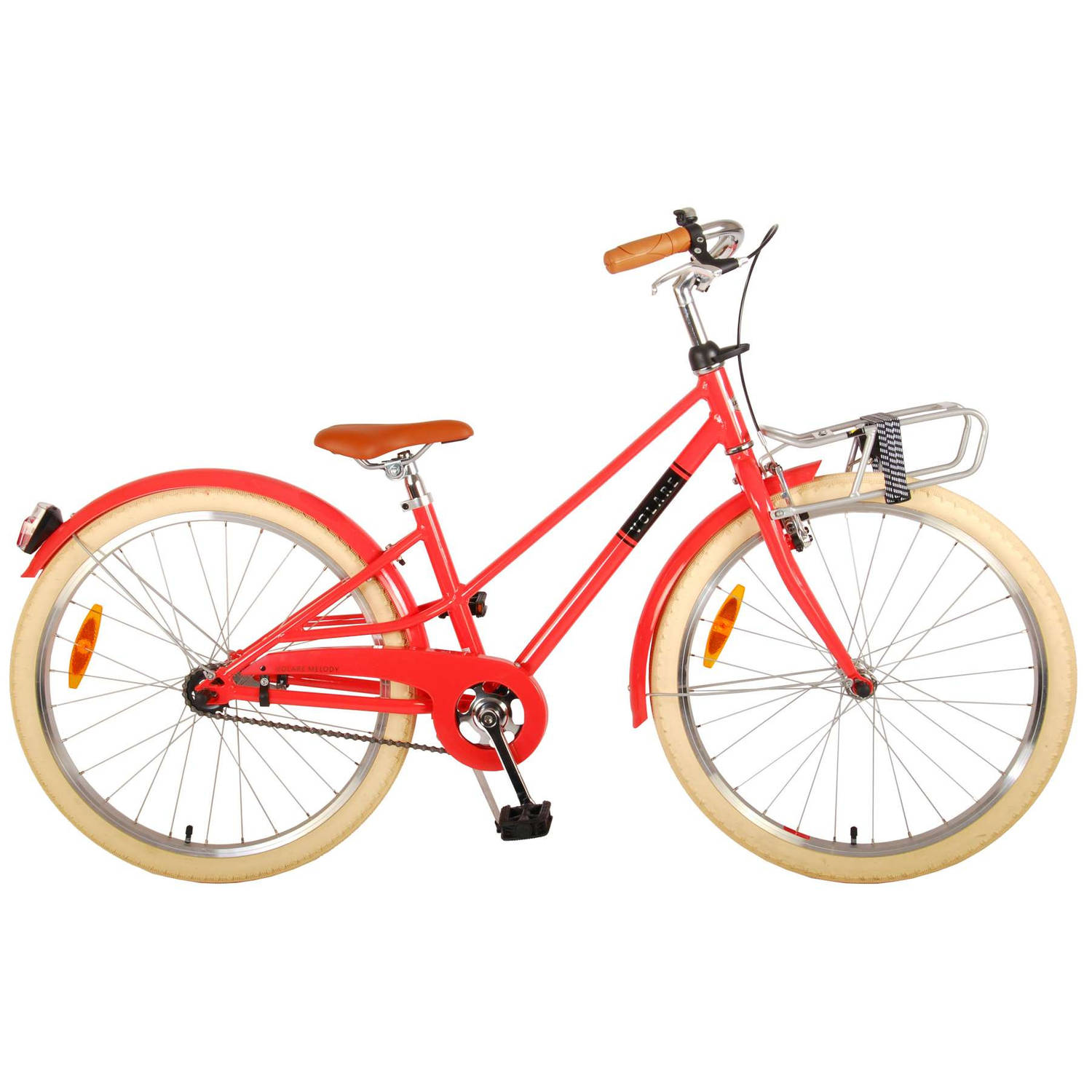 Kinderfiets Volare Melody 24 Pastel Rood Rood