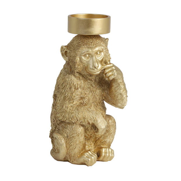 Light&Living Kandelaar 32 cm MONKEY goud