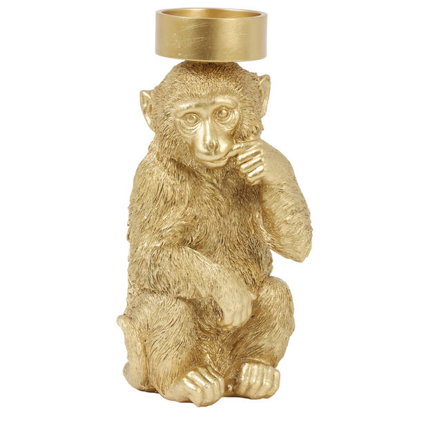 Light&Living Kandelaar 32 cm MONKEY goud