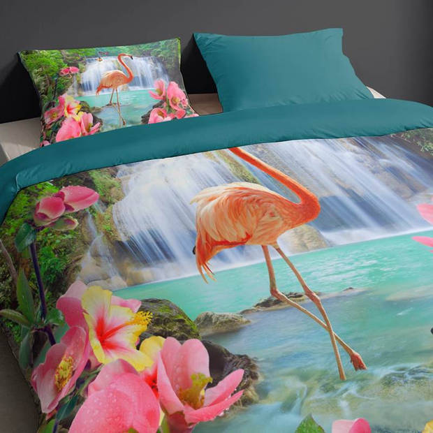 Pure - Pure Flamingo dekbedovertrek