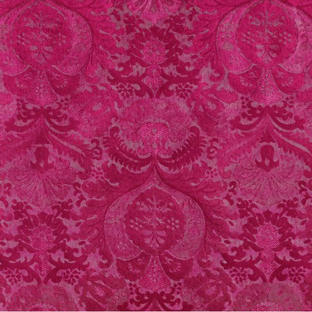 Roze barok cadeaupapier inpakpapier - 300 x 70 cm - 6 rollen