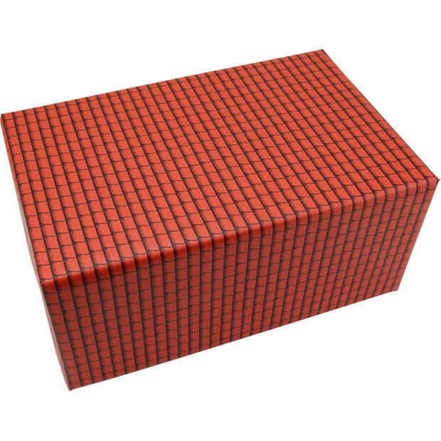 Stenen en dakpannen cadeaupapier inpakpapier - 6 rollen