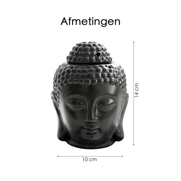 Buddhahoofd Kaarshouder Keramiek Waxinelichthouders